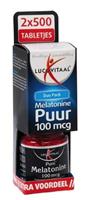 Lucovitaal Melatonine Puur 100mcg Duo Tabletten