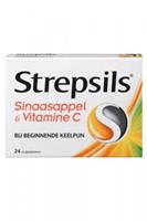 Strepsils Sinaasappel & Vitamine C 24st