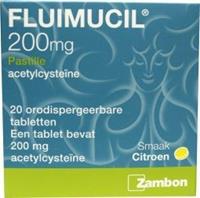 Fluimucil Pastille 200mg Zuigtabletten 20st