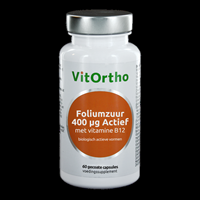 VitOrtho Foliumzuur Actief 400mcg Tabletten 60st