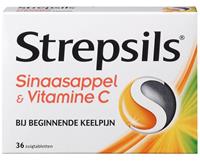 Strepsils Sinaasappel & Vitamine C 36st