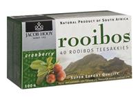 Jacob Hooy Rooibos Cranberry Zakjes