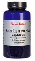 Nova Vitae Valeriaan & Hop Capsules 200st