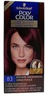 Schwarzkopf Poly Color Crème Haarverf 83 Donker Kersenrood