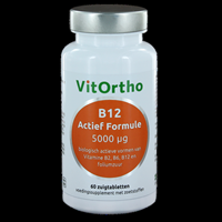 VitOrtho B12 Actief Formule 5000mcg Zuigtabletten 60st