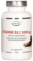Nutrivian Vit B12 3000mcg Tabletten 60st