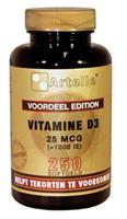 Artelle Vitamine D3 25mcg 250st