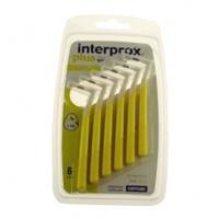 DENTAID INTERPROX plus mini gelb Interdentalbürste 6 Stück