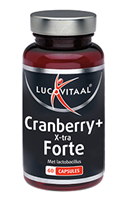 Lucovitaal Cranberry met X-tra Lactobacillus Capsules