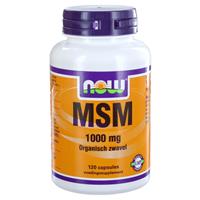 NOW MSM 1000mg Capsules