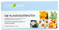 Cydonia Phytopharmaceuticals Cydonia Vijf Plantenextracten Vaginaalzetpillen 10st