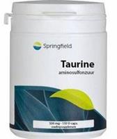 Springfield Taurine 500mg Capsules