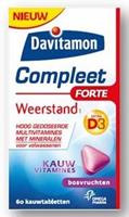 Davitamon Compleet Weerstand Forte Kauwtabletten 50st