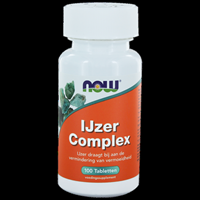 NOW IJzer Complex Tabletten