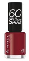 Rimmel London Nagellak 60 Seconds 313 Rapid Ruby