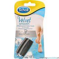 Scholl Velvet Smooth Express Pedi Rollers Regular