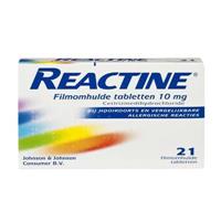 Reactine Cetirizine 10mg 21 tabletten
