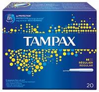 TAMPAX REGULAR tampón 20 uds