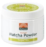 Mattisson Biologische Matcha Powder Poeder Green Tea (125g)