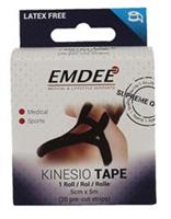 Emdee Kinesio Tape Zwart Pre-cut Strips