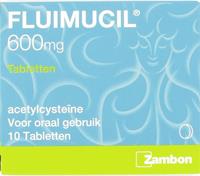 Fluimucil 600mg Tabletten 10st
