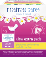 natracare Damenbinden ultra extra, super, 10 StÃ¼ck