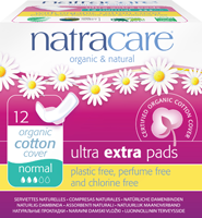 natracare Damenbinden ultra extra, normal, 12 StÃ¼ck