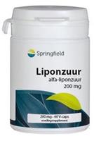 Springfield Alfa-liponzuur 200 mg 60 vcaps