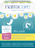 Natracare Ultra Pads Super Plus - 12 Binden aus Bio Baumwolle (Supe...