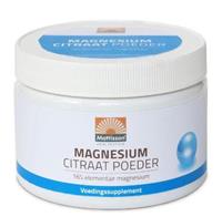 Mattisson HealthStyle Magnesium Citraat Poeder 200gr