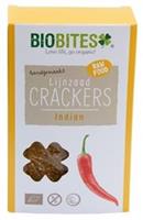 Biobites Raw food lijnzaad cracker Indian