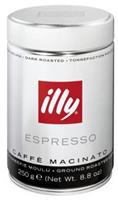 Illy gemalen donkere branding