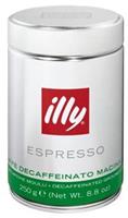 illy Espresso Decaf Entkoffeiniert - 250g Kaffee gemahlen, koffeinfreier Filterkaffee, 100% Arabica