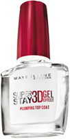 Maybelline Jade Super Stay 3D Gel Effect Top Coat, transparent