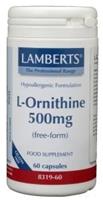 Lamberts L-Ornithine 500 mg 60 vcaps