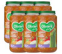 Olvarit 15m09 Vegetarische Pasta Courgette Mozzarella