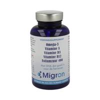 Migron Omega3 Vitamine AB12 Foliumzuur Capsules