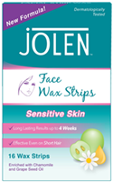 Jolen Face Wax Strips