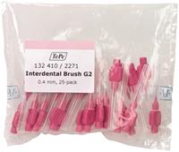 TePe interdentaalragers met heft roze 0,4 mm 25 stuks