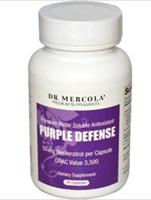 dr.mercola Purple Defense, Premium Water Oplosbare Antioxidant (30 Capsules) - Dr Mercola