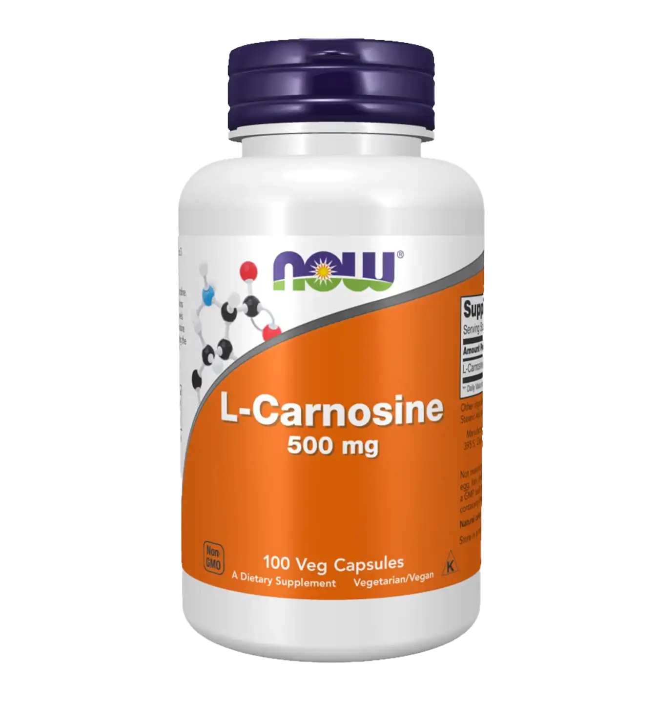 Now Foods L-Carnosine 500mg - 100 v-caps