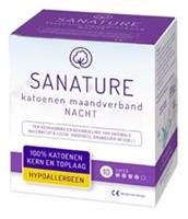 Sanature Katoenen Maandverband Super