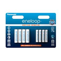 Panasonic Eneloop Combipack 1x4 Mignon AA + 1x4 Micro AAA