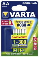 Varta Ready2Use HR06 Oplaadbare AA batterij (penlite) NiMH 2600 mAh 1.2 V 2 stuk(s)