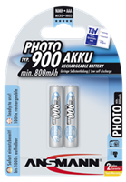 Oplaadbare AAA batterij (potlood) Ansmann Photo maxE HR03 NiMH 900 mAh 1.2 V 2 stuk(s)