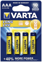 Battery Alkali Micro (AAA)<br>Varta - Longlife (4103) - Goobay