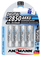 Ansmann Digital HR06 Oplaadbare AA batterij (penlite) NiMH 2650 mAh 1.2 V 4 stuk(s)