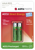 Oplaadbare AAA batterij (potlood) AgfaPhoto HR03 NiMH 950 mAh 1.2 V 2 stuk(s)