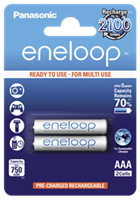 Panasonic eneloop HR03 Micro (AAA)-Akku NiMH 750 mAh 1.2V 2St. Q662531