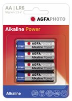 AgfaPhoto LR06 Mignon (AA)-Batterie Alkali-Mangan 1.5V 4St. X37172